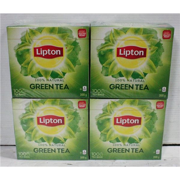 FOUR BOXES LIPTON, GREEN TEA