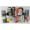 Image 1 : 9 CANS SPRAY PAINT - ESTATE
