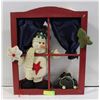Image 1 : SNOWMAN IN THE WINDOW
