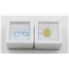 Image 1 : #70-SKY BLUE TOPAZ  2.25CT & YELLOW OPAL 1.80CT