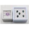 Image 1 : #183-HEATED BLUE SAPHIRE 3.97 CT & AMETHYST 3.30CT