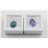 Image 1 : #86-NATURAL AMETHYST 3.80CT & AVENTURINE 4.25 CT