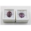 Image 1 : #74-PURPLE AMETHYST 6.40CT & RED RUBY 10.25CT