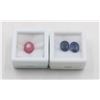 Image 1 : #174-HEATED RED RUBY 5.55CT & SAPPHIRE 7.5 X 9.2MM