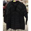 Image 1 : LADIES BLACK WINTER COAT 2XL, DOWNFILLED,