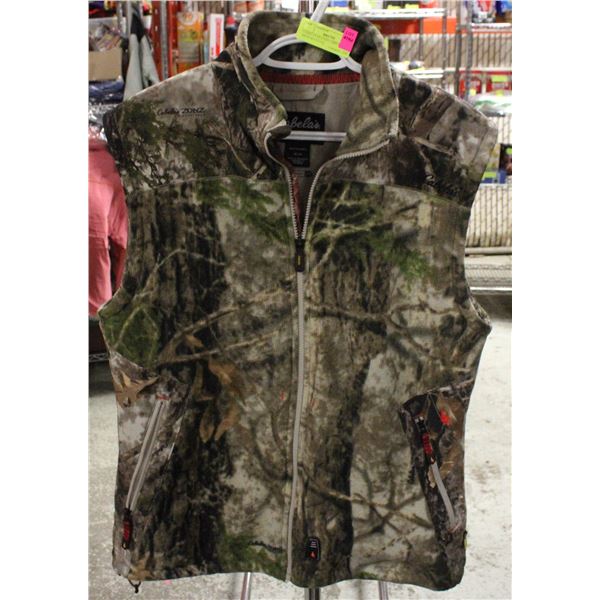 CABELAS HEATED CAMO VEST MENS M-ESTATE