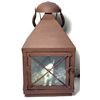 Image 1 : 29) BRONZE COLORED LANTERN , STANDS 11" TALL BY