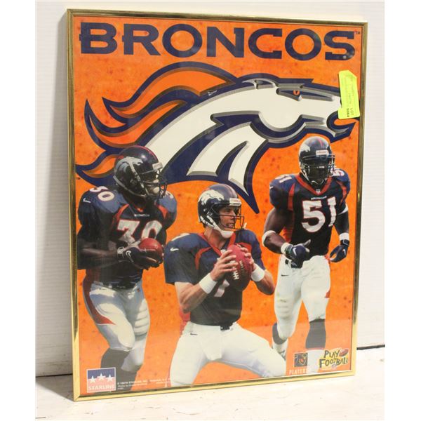 JOHN ELWAY (SLIGHT DAMAGE ON FRAME)