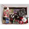 Image 1 : LOT OF XMAS ITEMS,NEW MINI BALLS,CRANBERRY