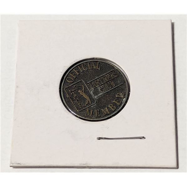 PGA TOUR OFFICIAL MEMBER PARTNERS CLUB COIN