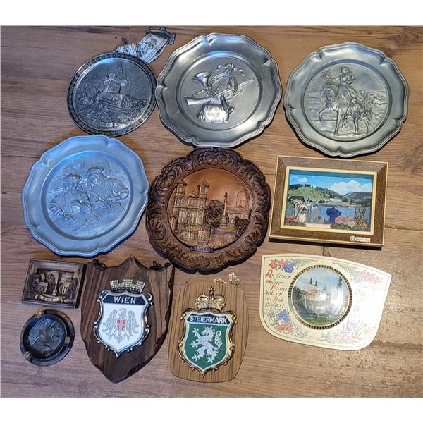 5)  LOT OF 11 SOUVENIERS FROM PARTS OF GERMANY,