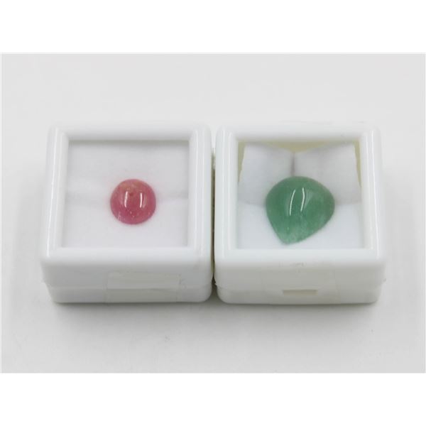 #177-HEATED RUBY 3.00CT & AVENTURINE 7.75 CT