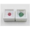 Image 1 : #177-HEATED RUBY 3.00CT & AVENTURINE 7.75 CT