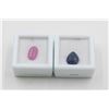 Image 1 : #172-HEATED RED RUBY 3.05CT & SAPPHIRE 3.95CT