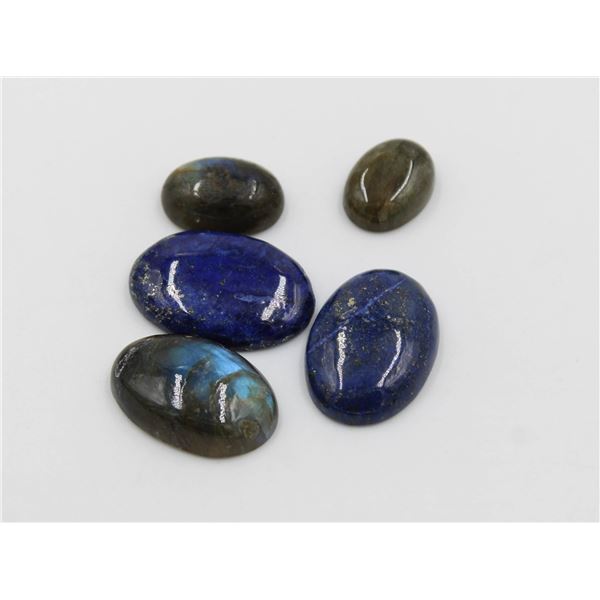 #08-NATURAL  LABRADORITE & LAPIS LAZULI 89.65 CT