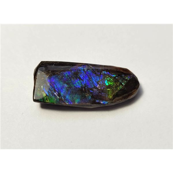 21) NATURAL 8.5 CT BLUE/PURPLE & GREEN FIRE