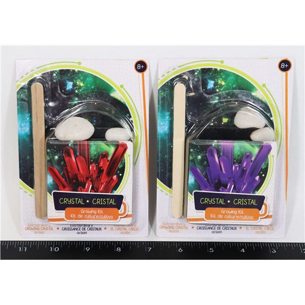 TWO NEW CRYSTAL GROWING KITS