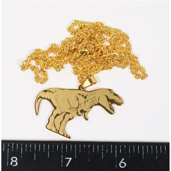 NEW GOLD TONE CHAIN WITH STAINLESS STEEL