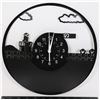 Image 1 : NEW MARIO THEME VINYL RECORD ENGRAVED WALL CLOCK