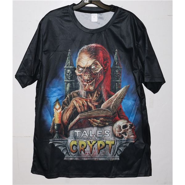NEW TALES FROM THE CRYPT THEME MENS XLARGE T-SHIRT