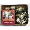 Image 1 : 2 SETS VINTAGE INDOOR LIGHTS & TREE SWITCH