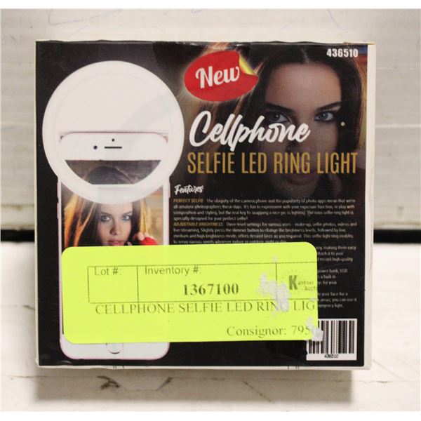 CELLPHONE SELFIE LED RING LIGHT