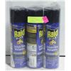 Image 1 : 3X LARGE CANS OF INSECT KILLER SPRAY RAID MAX