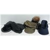 Image 1 : 4X VINTAGE WINTER HATS & WOOL TUQUE
