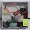 Image 1 : BOX OF ASSORTED GEMSTONES & CRYSTALS