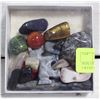 Image 1 : BOX OF ASSORTED GEMSTONES & CRYSTALS