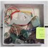Image 1 : BOX OF ASSORTED GEMSTONES & CRYSTALS