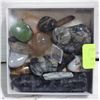 Image 1 : BOX OF ASSORTED GEMSTONES & CRYSTALS