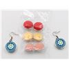 Image 1 : SNAP CHARM EARRINGS WITH SNAP CHARMS