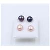 Image 1 : #67-NATURAL AKUYA PEARL EARRINGS 2 SET