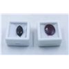 Image 1 : #258-UHEATED SMOKY QZ 4.75 CT & RED RUBY 11.85 CT