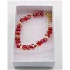 Image 1 : RED CRYSTAL BRACELET 7" EXTENDS TO 9"