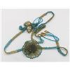 Image 1 : VINTAGE BEADED BOLO NECKLACE 26' EXTENDS TO 40'