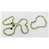 Image 1 : PERIDOT & SPINEL NECKLACE & BRACELET SET