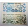 Image 2 : 7) LOT OF 2 UNCIRCULATED BANKNOTES FROM