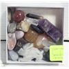 Image 1 : BOX OF ASSORTED GEMSTONES & CRYSTALS