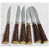 Image 1 : VINTAGE 6 CROWN SHEFFIELD SERRATED STEAK KNIVES