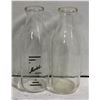 Image 1 : ANTIQUE GLASS MILK BOTTLES