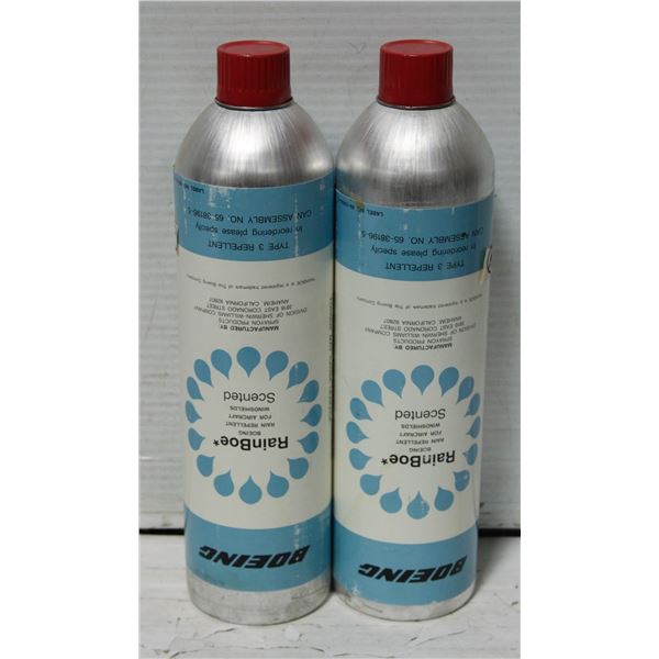 RAINBOW* RAIN REPELLENT FOR AIRCRAFT WINDSHIELDS