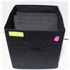 Image 1 : SET OF 6 1FTSQ BLACK CUBE FOLDING STORAGE BOXES