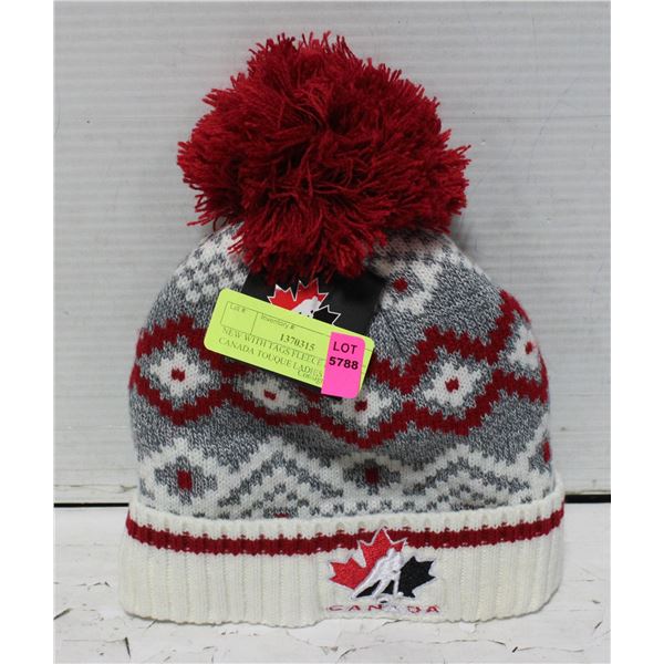 NEW WITH TAGS FLEECE LINED CANADA TOUQUE LADIES