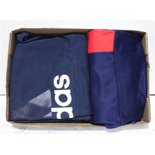 2 PAIRS OF MENS SPORT PANTS ADIDAS AND NHL