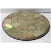 Image 1 : ROUND MOSAIC STYLE QUALITY STONE PLATTER