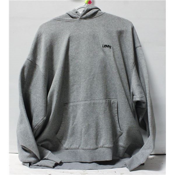 MENS LEVIS XXL GREY HOODIE