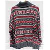 Image 1 : NEW LADIES GREY/RED WINTER SWEATER 1X SIZE