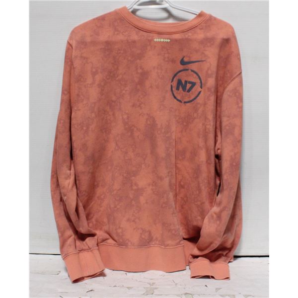 MENS NIKE N7 PATTERNED SWEATSHIRT LARGE